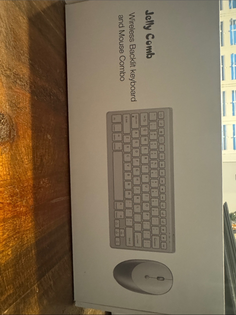 Jelly Comb Wireless Keyboard and Mouse Combo - White New in Sealed Box